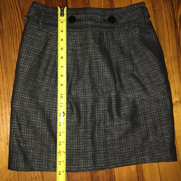 Ann Taylor 0P Tweed Work Skirt - With POCKETS! - Picture 7 of 7